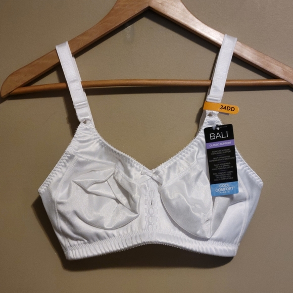 Bali Other - Bali Women's Classic Support White Wireless Bra Size 34DD